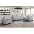  Mazin Furniture Renoux Stationary Fabric Loveseat 99088LGY-2 IMAGE 1