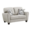 Mazin Furniture Lemond Stationary Fabric Loveseat 9214NPG-2 IMAGE 2