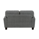  Mazin Furniture Lemond Stationary Fabric Loveseat 9214NGH-2 IMAGE 4