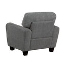  Mazin Furniture Lemond Stationary Fabric Chair 9214NGH-1 IMAGE 4