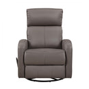  Mazin Furniture Sorrento Swivel Glider Leather Match Recliner 8458MCA-1SW IMAGE 1