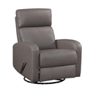  Mazin Furniture Sorrento Swivel Glider Leather Match Recliner 8458MCA-1SW IMAGE 2