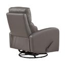  Mazin Furniture Sorrento Swivel Glider Leather Match Recliner 8458MCA-1SW IMAGE 4