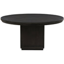  Coaster Furniture Leandro 115390 60-inch Round Dining Table - Burnished Black IMAGE 4
