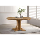  Coaster Furniture Hartville 109460 60-inch Round Dining Table - Natural Light Brown IMAGE 2