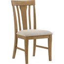  Coaster Furniture Hartville 109462 Set of 2 Dining Side Chair - Natural Light Brown IMAGE 3