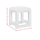  Elements International Ridgemont V-14440-6-DST Dressing Stool IMAGE 8