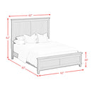 Elements International Canterbury B-13030-7-FB Full Panel Bed IMAGE 7