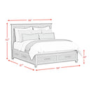  Elements International Canterbury B-13030-7-KSB King Storage Bed IMAGE 10
