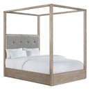  Elements International Arcadia B-3430-5-QCB Queen Canopy Bed IMAGE 1