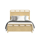  Elements International Ridgemont B-14440-6-QB Queen Panel Bed IMAGE 2