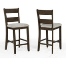  Crown Mark Lester 5 pc Counter Height Dinette 2631SET-BRN IMAGE 4
