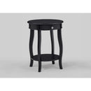  Crown Mark Jacie Chairside Table 4903BK IMAGE 1