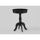  Crown Mark Romy Chairside Table 4904BK IMAGE 1