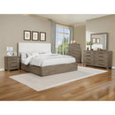 Crown Mark Veranda Queen Upholstered Panel Bed B1750-Q-HBFB/B1750-KQ-RAIL IMAGE 3