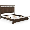  Crown Mark Beckett King Panel Bed B1950-K-HB/B1950-K-FB/B1950-KQ-RAIL IMAGE 2