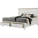  Crown Mark Aston Queen Panel Bed with Storage B6550-Q-HB/B6550-Q-FBD/B6550-KQ-RAIL IMAGE 2