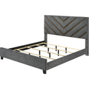  Crown Mark Zane King Upholstered Panel Bed B9275-K-HBFB/B9275-KQ-RAIL IMAGE 2