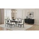  Furniture of America Maidstone FM32001BK-T Dining Table IMAGE 4