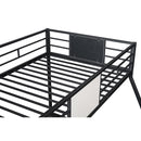  Furniture of America Molton FM-BK904BK-TF Twin/Full Metal Bunkbed IMAGE 2