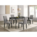  Furniture of America Amelio FM32009BK-T Dining Table IMAGE 2