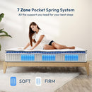  Furniture of America Salvia DM2112-F 12" Full Hybrid Pocket Coil Mattress IMAGE 5