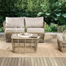  Furniture of America Johari FM80016NT-4PC-BN 4 Pc Conversation Set IMAGE 1