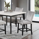  Furniture of America Sabro FM3330BK-PST-TABLE Square Counter Height Table IMAGE 4