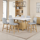  Furniture of America Tangier FM37009NT-PT-TABLE Counter Height Table IMAGE 5