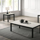  Furniture of America Findlay FM42900WH-3PK 3 Pc Table Set IMAGE 1