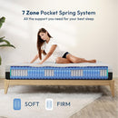  Furniture of America Verbena DM2122-EK 12" King Hybrid Pocket Coil Mattress IMAGE 5