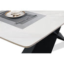  Furniture of America Lenvik FM3700BK-T-TABLE Dining Table IMAGE 8