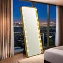  Furniture of America Myra FM-AC8013GD-M Floor Mirror IMAGE 1