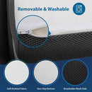  Furniture of America Hollyhock DM1004-TXL 4" Twin Xl Tri-Fold Memory Foam Topper IMAGE 7