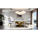  Furniture of America Palazzo FM33002GD-T-TABLE Dining Table IMAGE 3