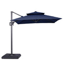  Furniture of America Fida LA-A029BL+BASE 8" Square Umbrella with Double Top & 37" Large Base IMAGE 1
