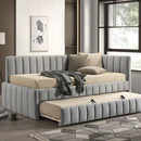  Furniture of America Nardi FM1206LG-BED Twin Daybed with Trundle IMAGE 1