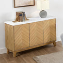  Furniture of America Mandier FM37009NT-SV Server IMAGE 1