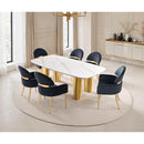  Furniture of America Northall FM37004WH-T-5PC-05BK 5 Pc Dining Table Set IMAGE 2