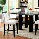  Furniture of America Luminar CM3559PT-5PC 5 Pc Counter Height Table Set IMAGE 5