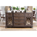  Furniture of America Arcadia CM3150T-7PC 7 Pc Dining Table Set IMAGE 3