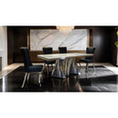  Furniture of America Basilicata FM33001SV-T-7PC-12BK 7 Pc Dining Table Set IMAGE 1
