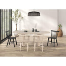  Furniture of America Hines FM3101NT-OT-7PC-NT 7 Pc Dining Table Set IMAGE 2