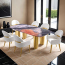  Furniture of America Northolt FM37004GY-T-5PC 5 Pc Dining Table Set IMAGE 6