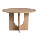  Furniture of America Oberto SL3406NT-RT Round Dining Table IMAGE 4
