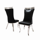  Furniture of America Palazzo FM33010BK-SC-2PK Set Of 2 Chair IMAGE 3