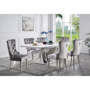  Furniture of America Valdevers CM3294T-SS-TABLE Dining Table IMAGE 1