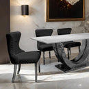  Furniture of America Portanova FM33003SV-T-7PC-14WH 7 Pc Dining Table Set IMAGE 4