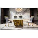  Furniture of America Basilicata FM33001GD-T-TABLE Dining Table IMAGE 3