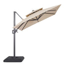  Furniture of America Fida LA-A029BG+BASE 8" Square Umbrella with Double Top & 37" Large Base IMAGE 3